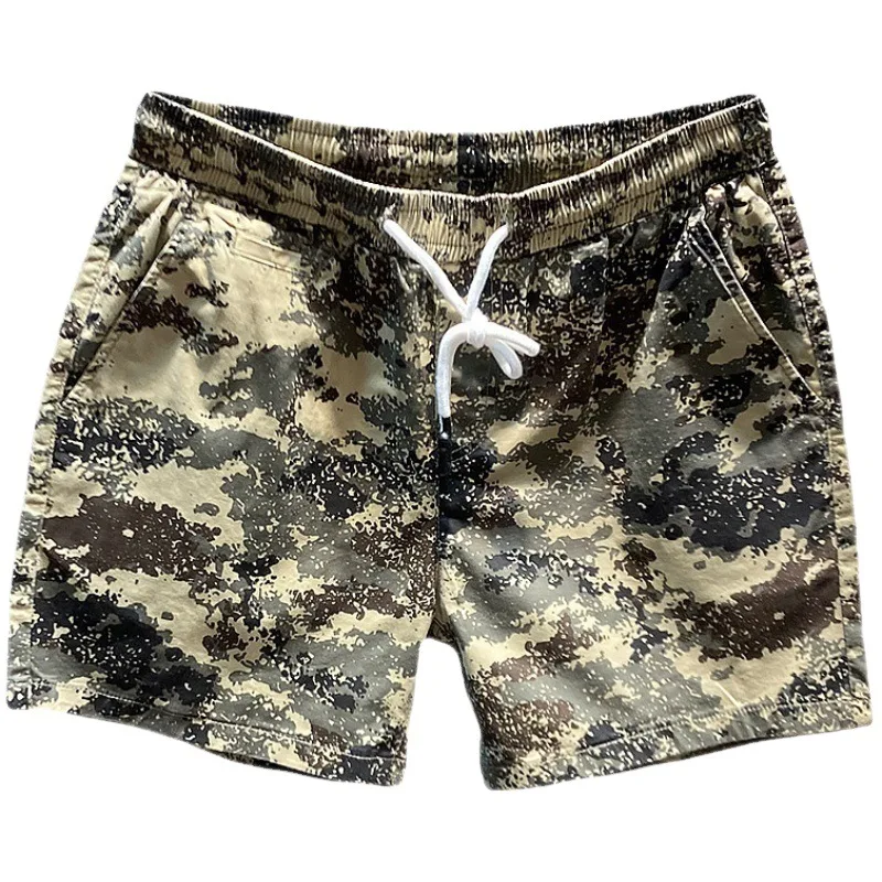 Camouflage Four-Point Casual Shorts Men's Fashion All-Match Trendy Loose Summer Thin Trendy Brand Ins Summer Beach Pants 5