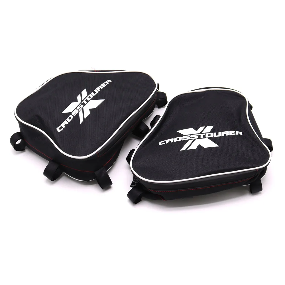 Sepasang Tas Tahan Air Tas Perbaikan Tas Penempatan untuk Honda CROSSTOURER Crosstourer VFR1200X 12-20 Bingkai Sepeda Motor Bar