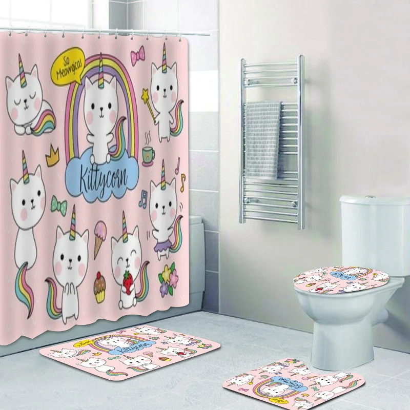 KnSam Duschvorhang Mit Blattmuster - Wasserdichter Badezimmer-Vorhang 90x180cm In Rot-Schwarz