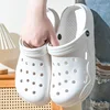 Summer Fashion Sandals Waterproof Slippers Men Shoes Outdoor Slides Soft Sole Garden Shoes Clogs EVA Beach Sandals Home Slippers 1