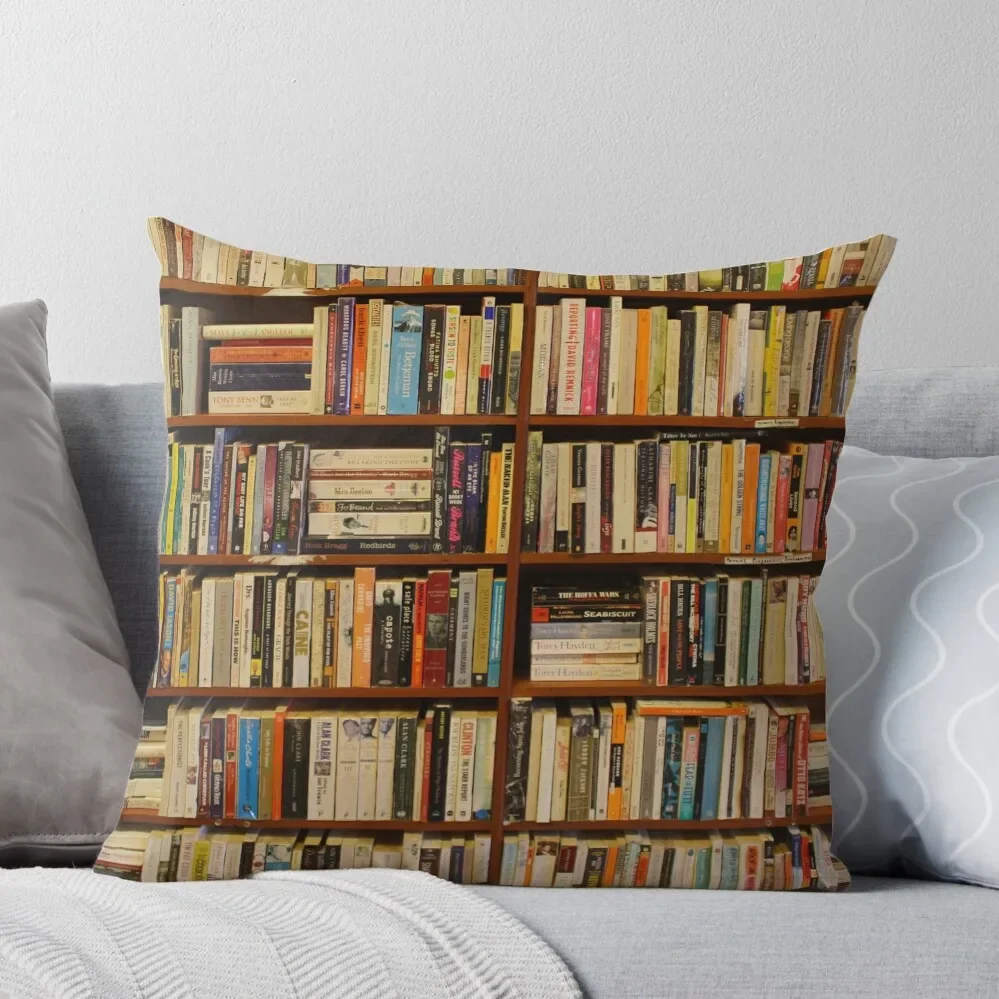 

Bookshelf Books Library Bookworm Reading Throw Pillow Decorative Cushions For Luxury Sofa Sofa Covers For Living Room