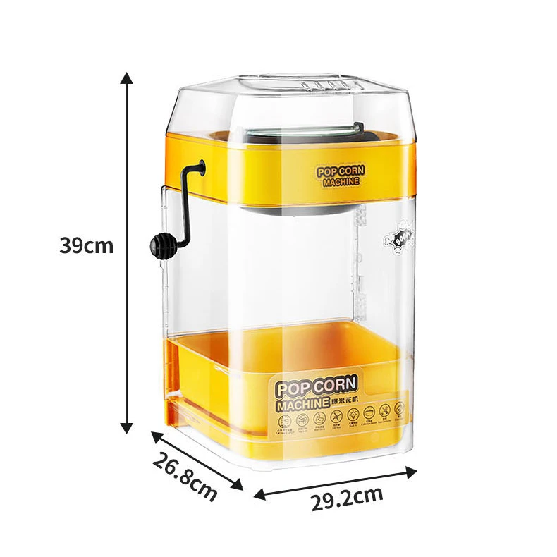 PC housing commercial Popcorn Machine with heating pot 4
