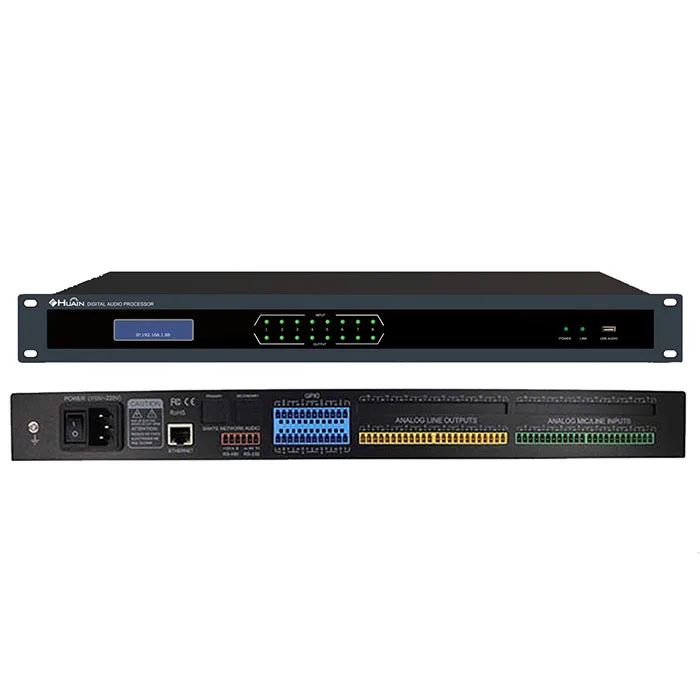 Processore Audio Professionale A 8 Canali Dante 8*8 Digital Mixer Audio Matrix