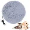 Pet Dog Cat Plush Electric Heating Pad USB Charging Interfac Winter Warmer Carpet For Bed Animals Electric Blanket Home Beer Mat 5