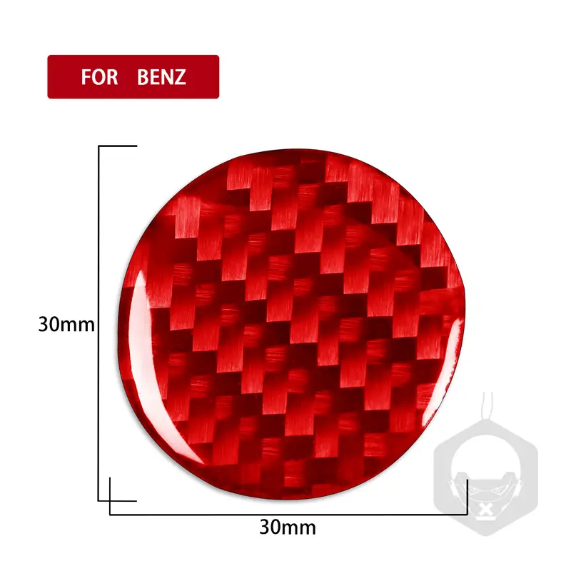 For Mercedes-Benz CLA C117 2014-2018 GLA X156 2015-2019 Central Multimedia Knob Button Cover Trim Carbon Fiber Car Accessories - Image 5