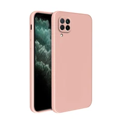 Luxurious Soft Liquid Silicone Shockproof Phone Case - Half-Wrapped Design for Huawei P40 Lite 5G (Pink)