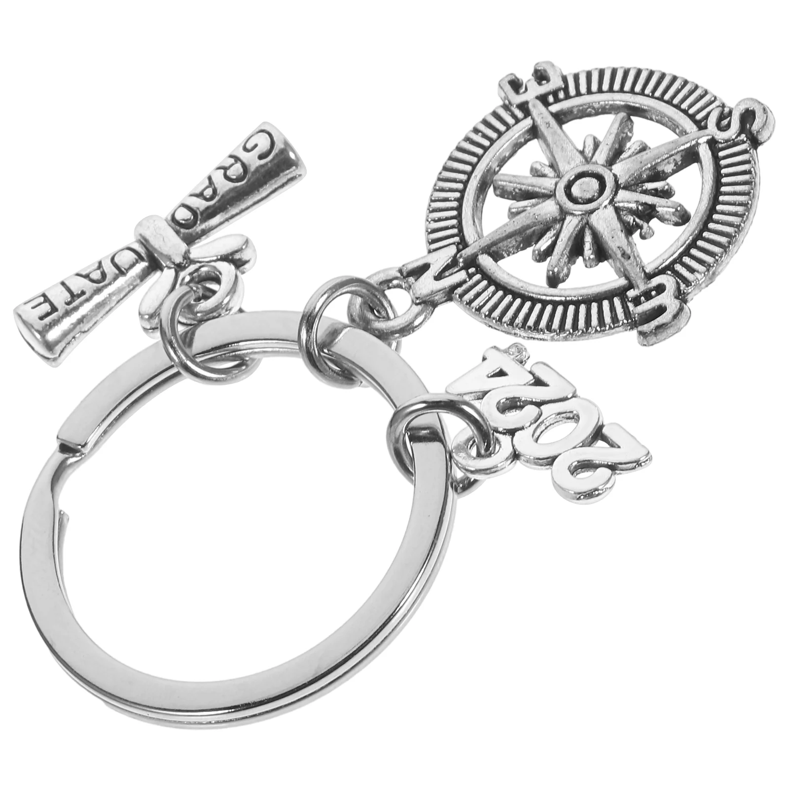 

Graduation Keychain Gifts Party Favors 2024 Ring Alloy Keyring Senior Holder Supplies Creative Keychains