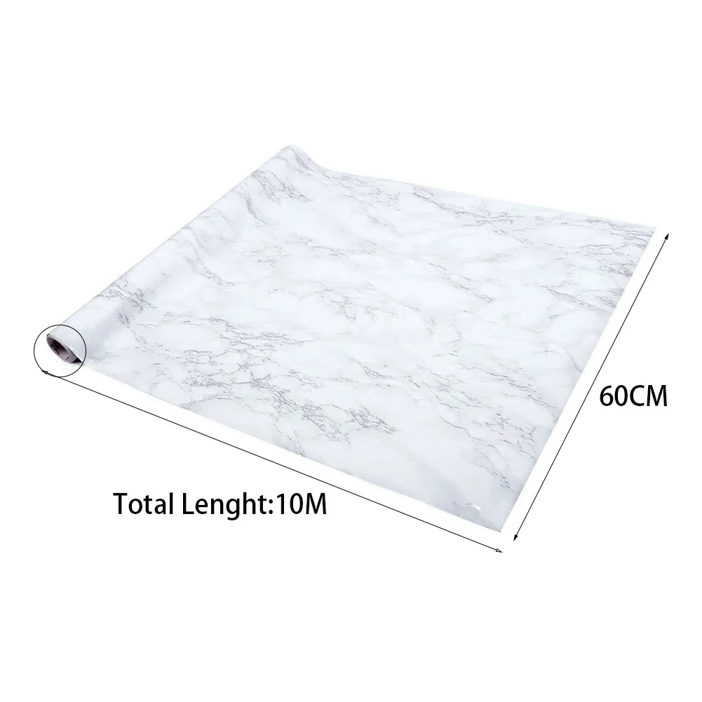 【Lifeideas】Marble Waterproof Oilproof Self Adhesive Wall Paper for Countertop