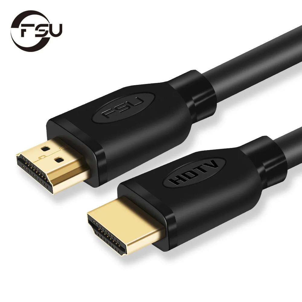 Cavo Compatibile Hdmi Placcato Oro Fsu 2.0 Cavo 4K 1080P Maschio A Maschio 0.5M 1M 1.5M 2M Interruttore Compatibile Hdmi Adatto Per Computer