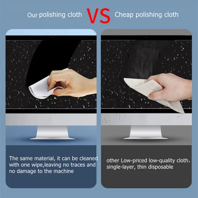1 Dcs Univerzális Polírozó Ruhával Az Apple Iphone 13 12Pro Ipad Mini Macbook Air Screen Kamera Lengyel Tisztító Kendőhöz - Image 4