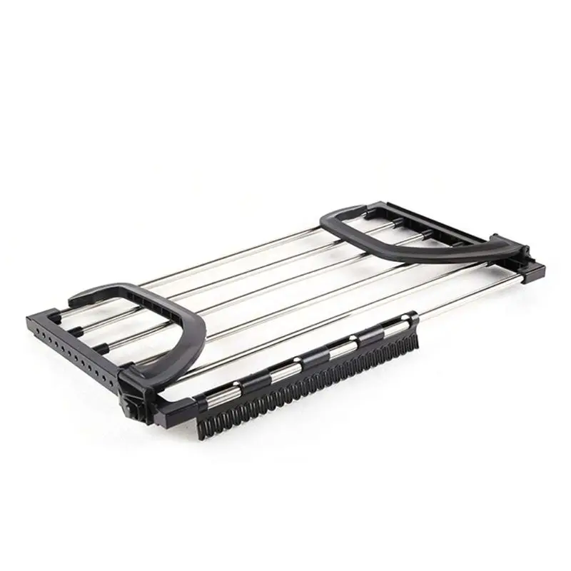 Multi-function Balcony Folding Shoes Towel Drying Rack Laundry Underwear Storage Holder 87HA