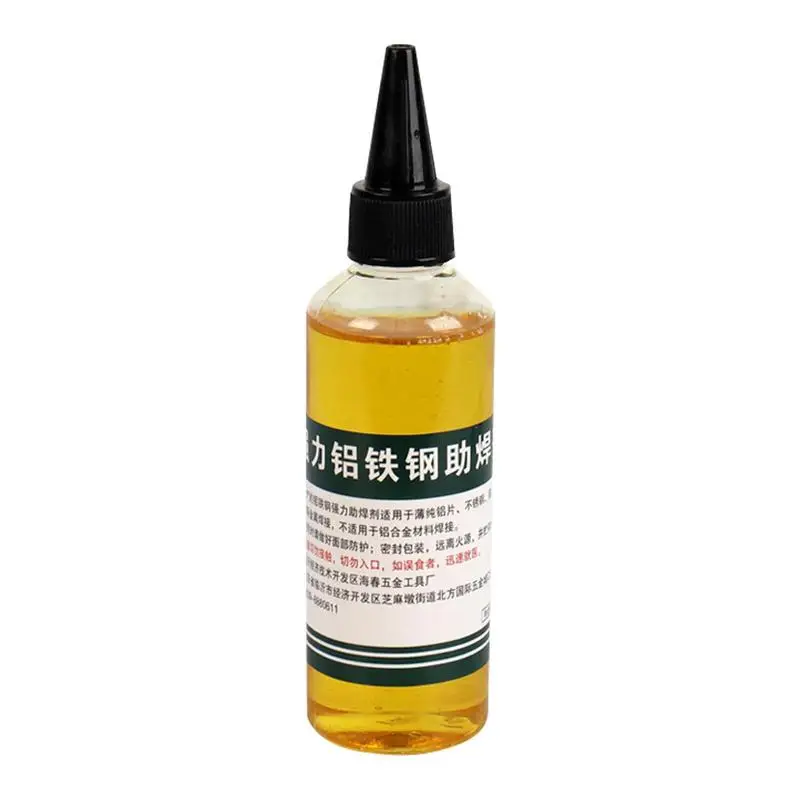 

Liquid Welding Flux For Aluminum Stainless Steel Zinc Iron 10ML Soldering Aluminum Flux Paste Effective Lead-Free Soldering Tool
