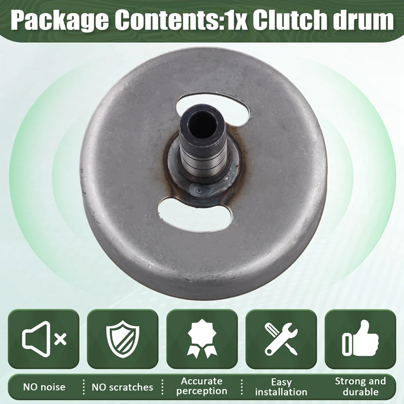 New Clutch Drum Gear Drive Bell 10t for Oleo-Mac Emak 43/36/37 Sparta 44 42 Brush Cutter Grass Trimmer Sprocket