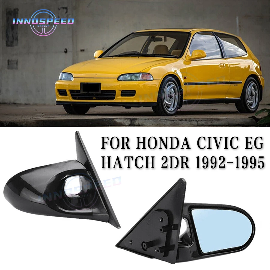 調節可能なカーサイドミラー,ホンダシビックeg 2dr,スプーンスタイル 