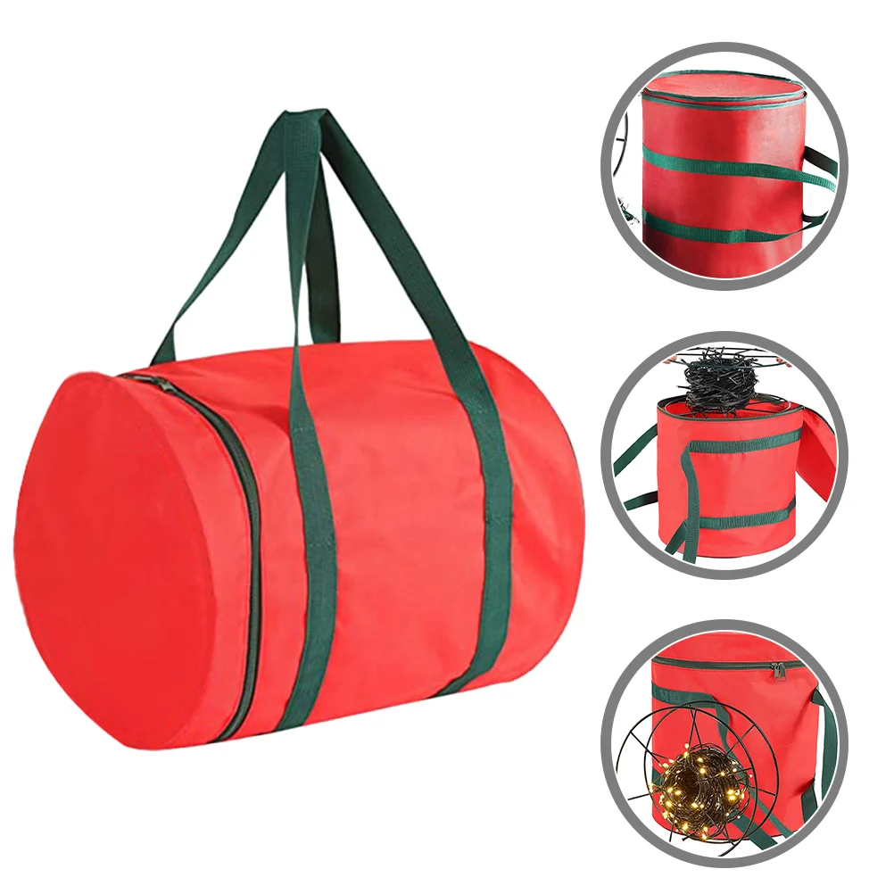

Mini Christmas Light Storage Bag Handbags Carry 600d Oxford Cloth Crash-proof Lamp