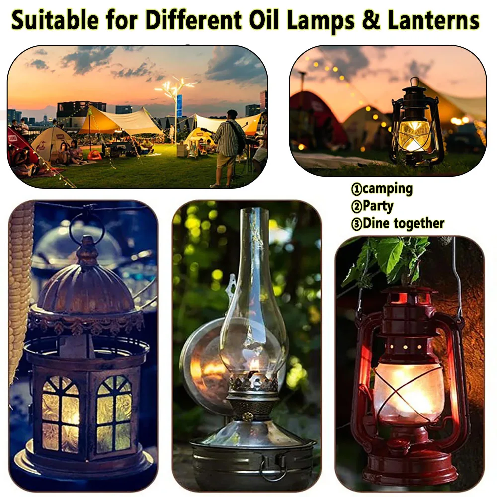 1Meter Kerosene Lamp Wick Braided Cotton Flat Oil Lanterns Wicks Alcohol Wick Lamp Wicks Burner For Glass Oil Lamps Accessorie