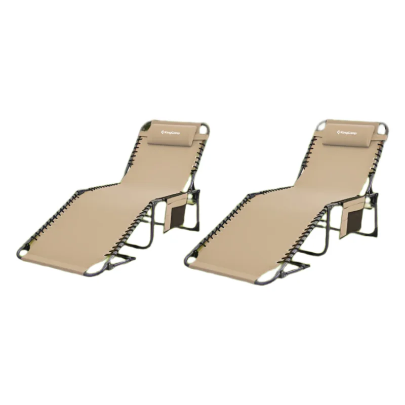 KingCamp 2 pack recliner fold bed 1