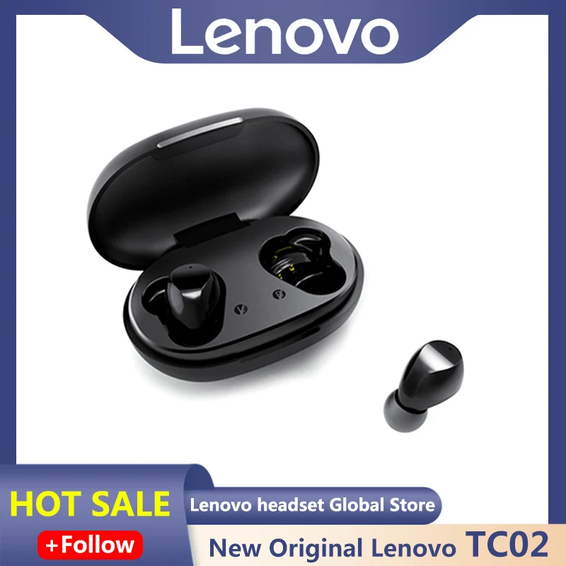 New Lenovo TC02 TWS Wireless Earphones 