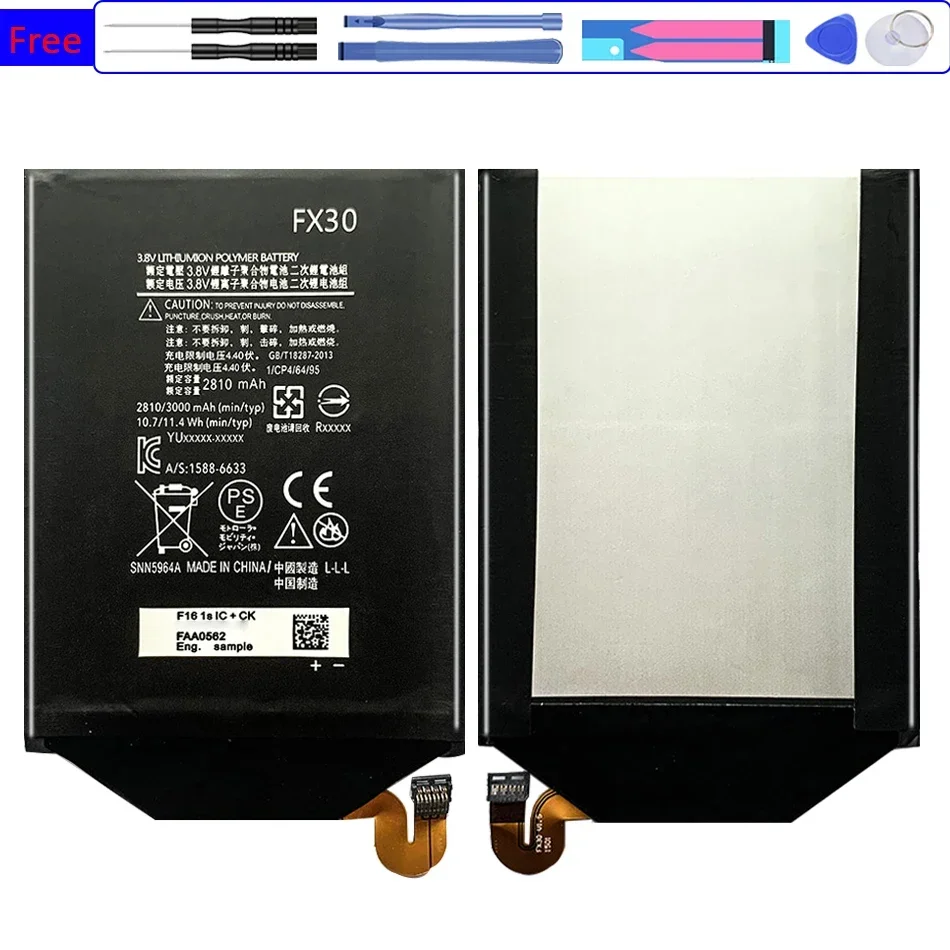 Batteria Fx30 3000Mah Per Motorola Moto X Motox Pure Edition X Style Pure X Style X + 2 Xt1570 Xt1572 Xt1575 Telefono Bateria