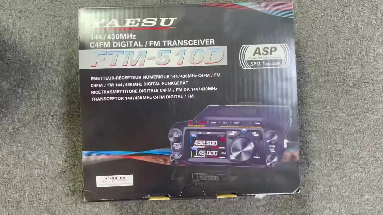 Walkie Talkie Yaesu FTM-510D ASP C4FM/FM 55/50W 144/430mhZ Dual