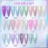 MIZHSE 10ml 9D Cat Magnetic Thread Shell Temperature Change Gel Nail Polish Glitter Pearl Effect UV Gel Polish Base Top Coat 3