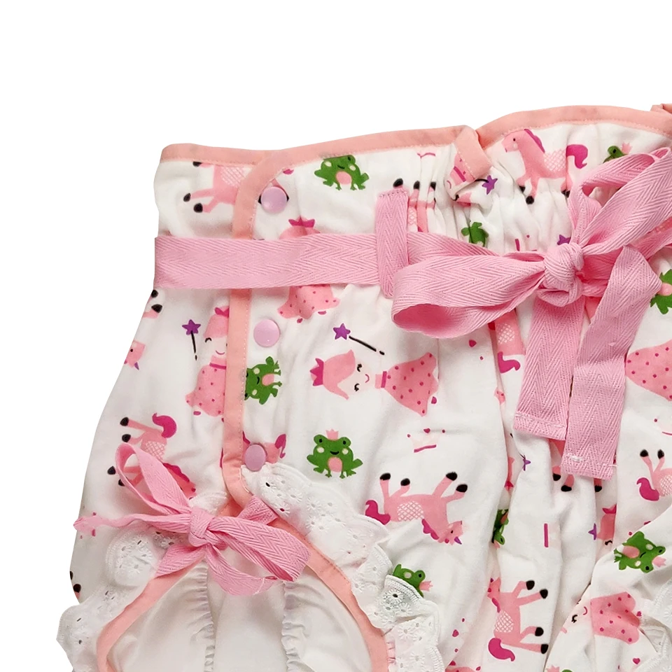 Plus Size Pink unicorn Pattern Adult Diaper / DDLG Adult Baby Traning Pants / Waterproof Resuable Aloth Nappies Underweaer