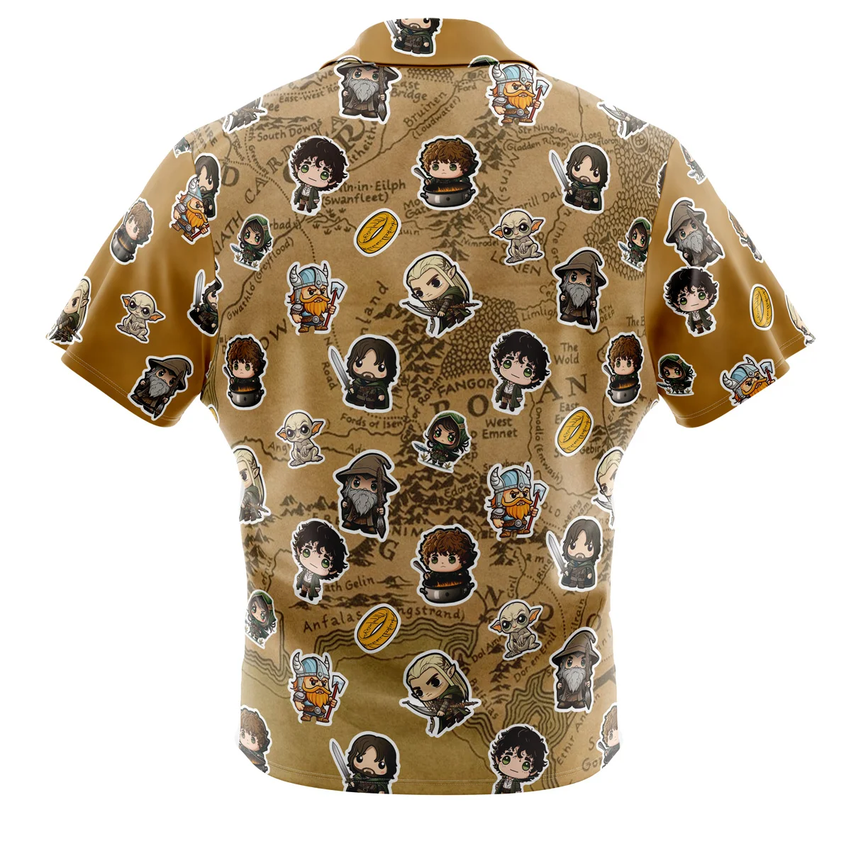 Knuckle's Sonic The Hedgehog Button UpHawaiian ShirtFashion Trend Breathable Loose Versatile Casual Sports Summer Men 6