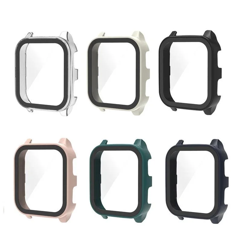 Ultra-Thin Hard PC Case with Tempered Glass Screen Protector