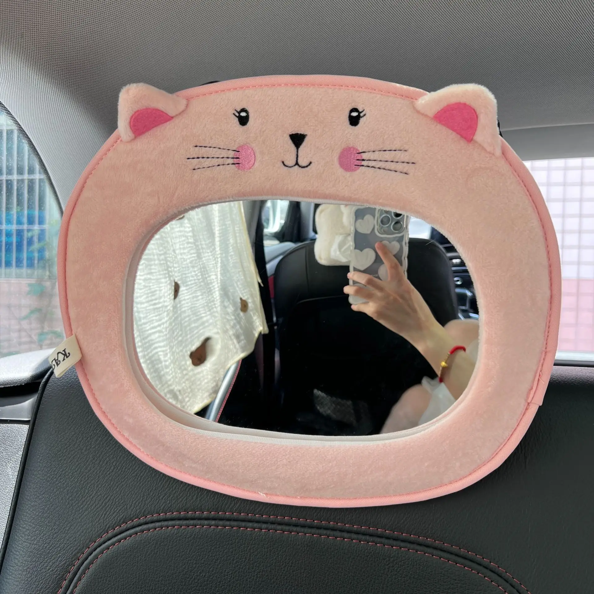 Baby observation mirror reflector in car child safety seat rearview mirror car observation hanging decoration