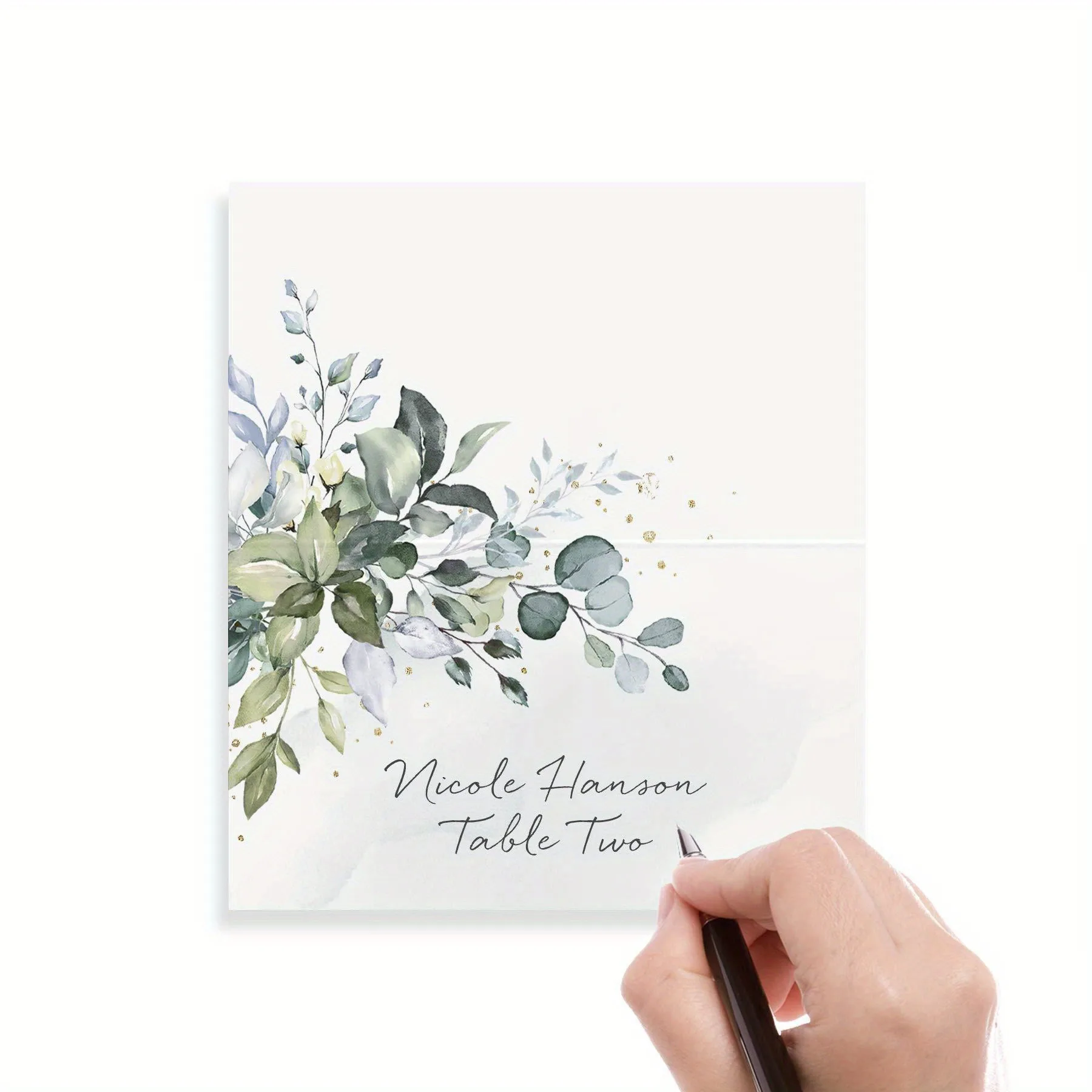 Wedding Seating Number Card Fresh Style Name Place Cards Table Decor Christmas Birthday Party Greeting Card 20/50/100pcs place cards