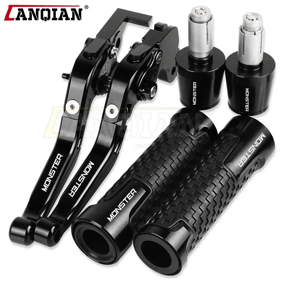 

Motorcycle Aluminum Adjustable Brake Clutch Levers Handlebar Hand Grip End For DUCATI MONSTER M900 1994 1995 1996 1997 1998 1999