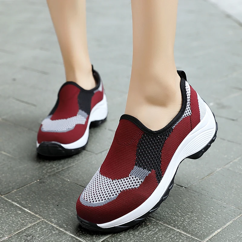 

Women's Fashion Sneakers Outdoor Running Breathable Vulcanized Shoes Casual Lightweight Comfortable Tennis Shoes