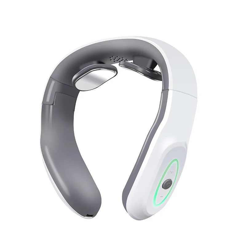 Cn Herb Smart Pulse Neck Massager Hot Compress Telecomando Senza Fili Massaggiatore Per Colonna Vertebrale Cervicale Riscaldamento Ricaricabile Pieghe