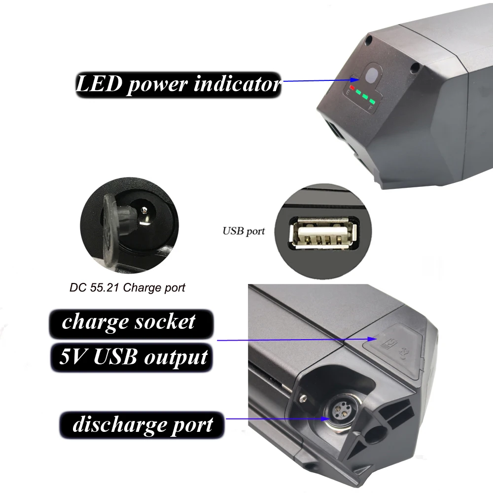 Dorado Plus Reention Batterie 48V 52V 20Ah mit BMS Ebike Batterie Akku L-G Sam-s-ng für NCM Fahrrad Ersatz – Detail 6