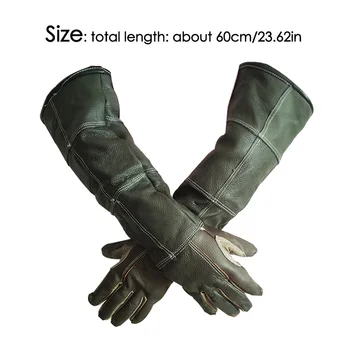 Pet Handling Gloves Strengthened Leather Anti Bite Protective Gloves Pets Grasping Protective Safety Gloves For Catch Cats Dogs 6