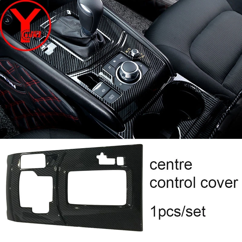 

Car Center Console Shift Knob Gear Shifter Lever Panel Cover Trim Interior Styling Accessories For Mazda CX5 CX-5 2017 2018