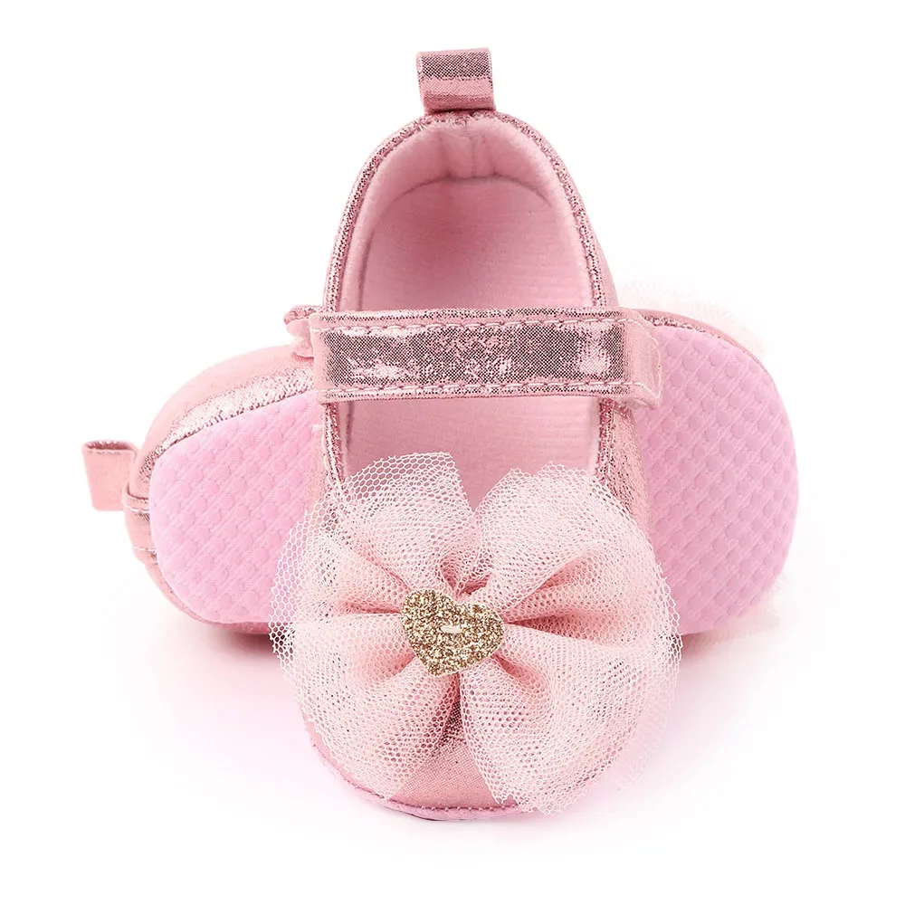 Baby Girl Shoes Comfortable Butterfly-knot Artificial Leather Cotton Sole Shoes Fashion First Walkers Kid Shoes Chaussures Fille 6