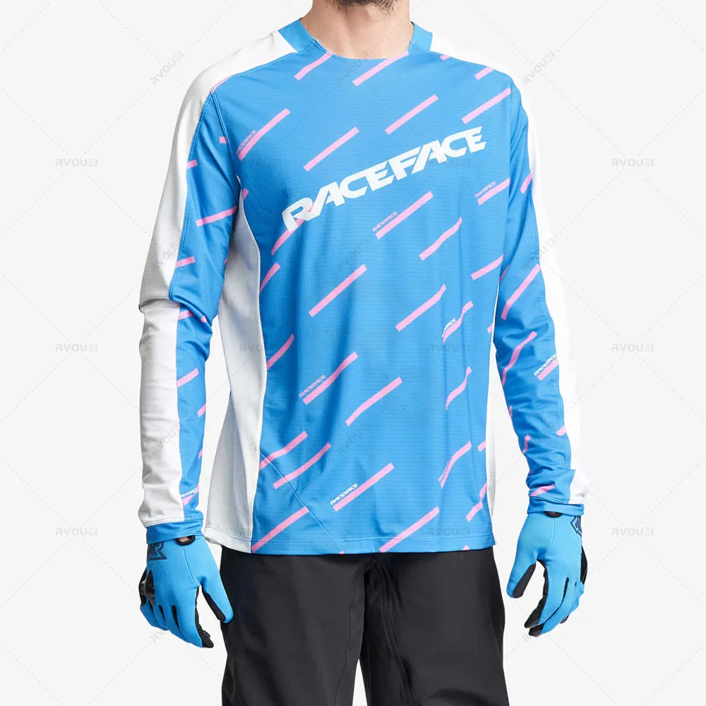 thumbnail image 1 of Camiseta de motocross Race Face, camiseta de ciclismo, equipo para andar en bicicleta, camiseta para andar en bicicleta de montaña, camiseta para andar en cuatriciclo, camiseta de enduro todoterreno,, 1 of 4