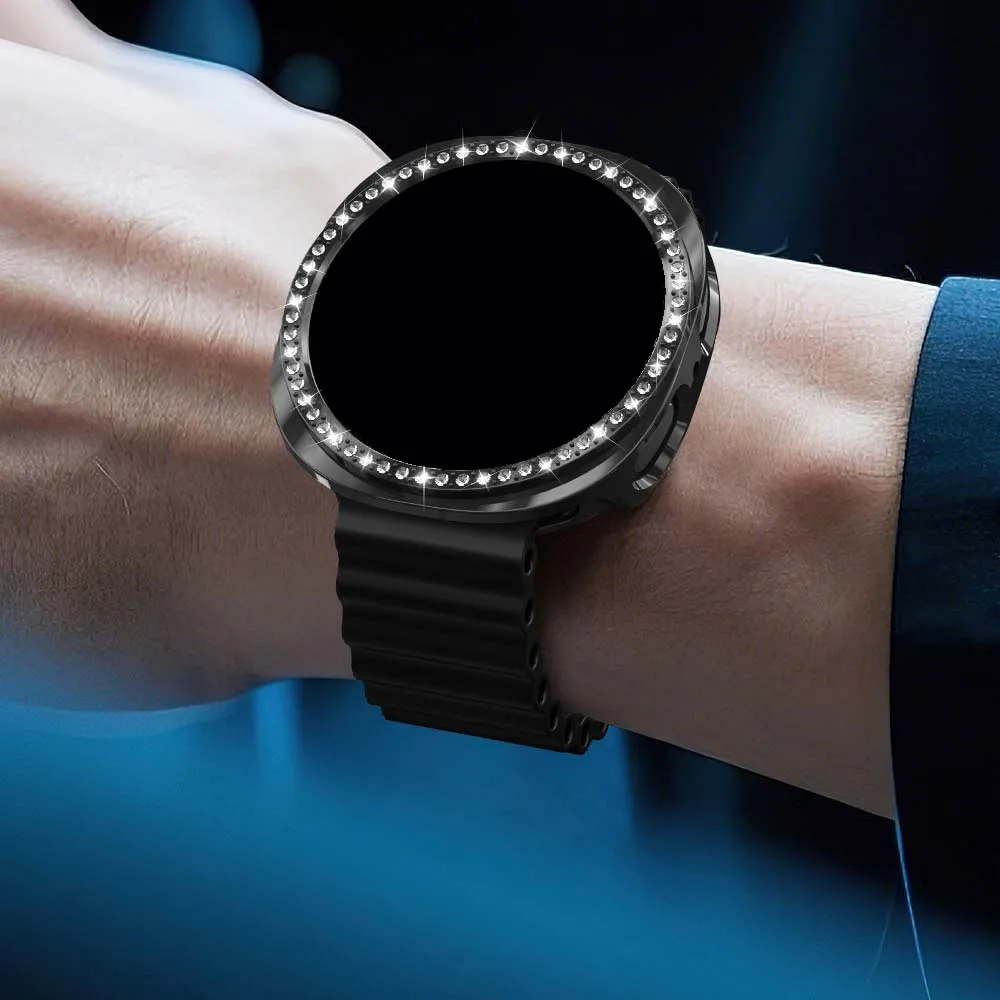 Diamond Watch Case - Shockproof Bumper Frame Cover Without Screen Protector