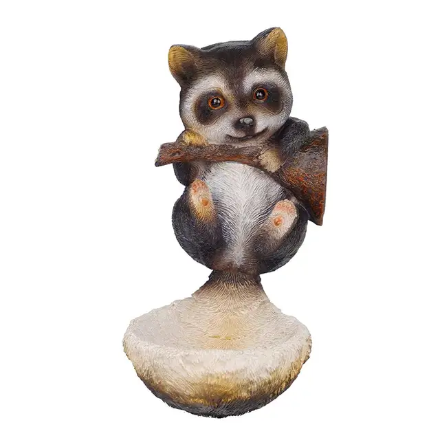 Madáretető Kerti Dekoráció Coon Fa Ölelési Szobrok