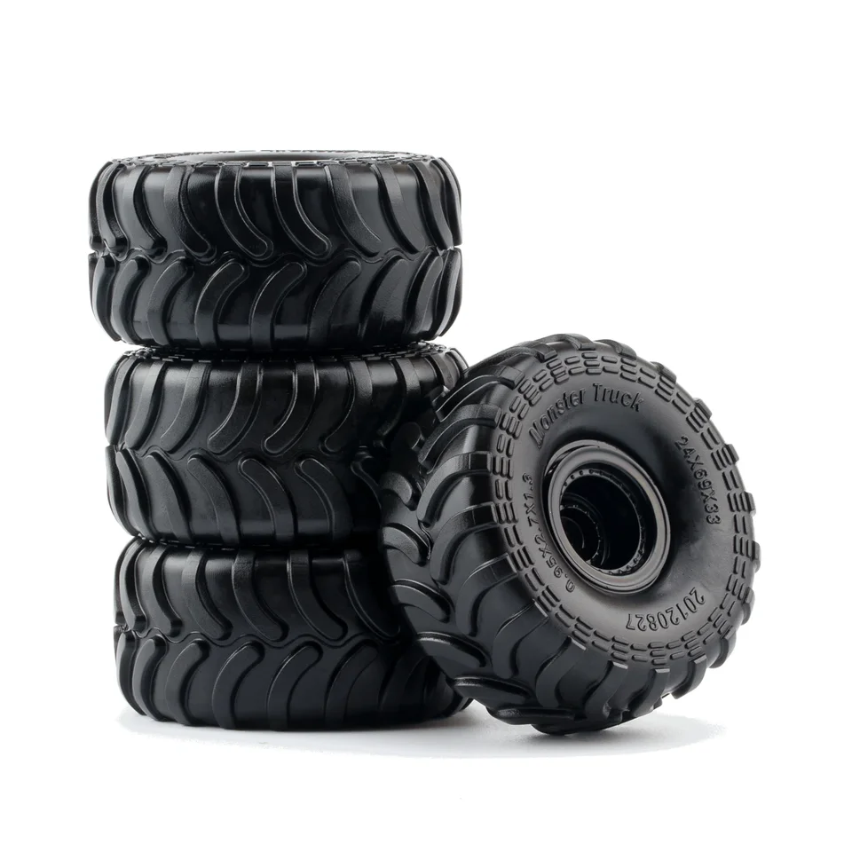 INJORA 1.0 Pneumatici -S5 60 * 20mm XHX Pin Pneumatico per 1/18 1/24 RC Crawler SCX24 FCX24