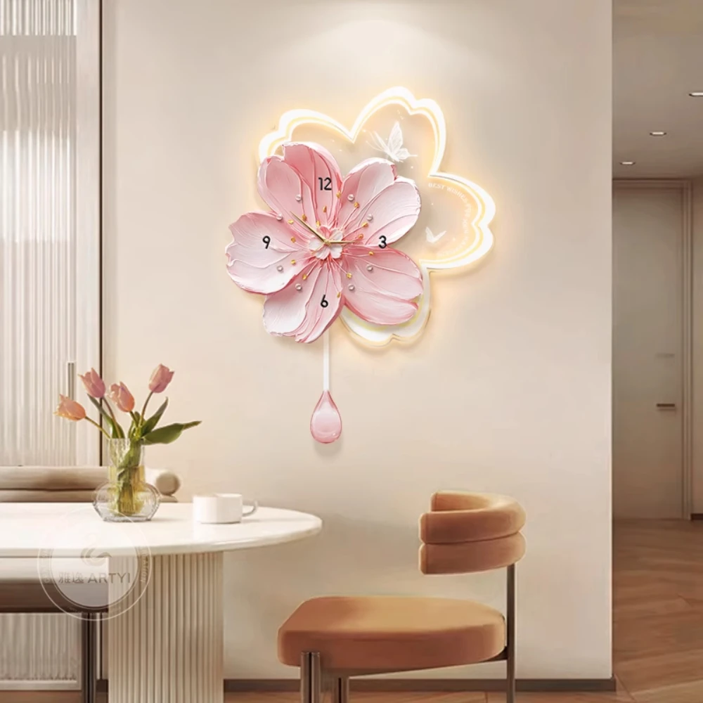 Silent Luxury Wall Clock Unique Aesthetic Minimalist Modern Wall Clock Interior Design Maison Accessories Home Accessories