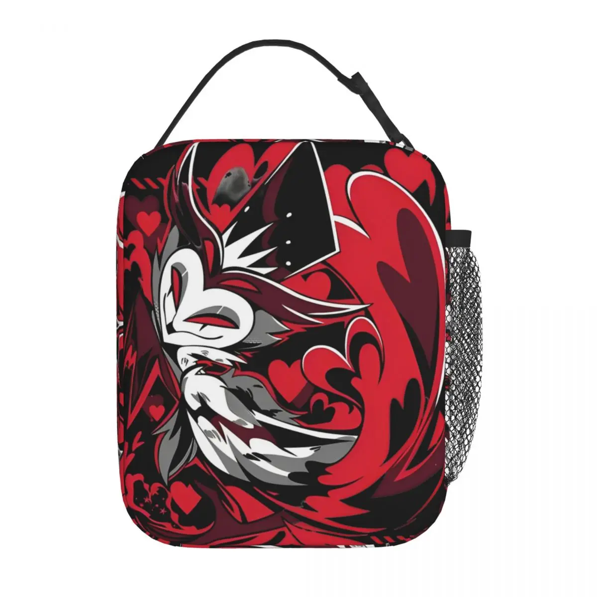 Insulated Lunch Bags H-Helluvas Boss Stolas Accessories Anime Cartoon Food Box New Cooler Thermal Bento Box For School