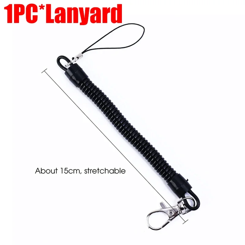 Telescopic Anti-Drop Phone Tether with Buckle and Keychain Attachment
