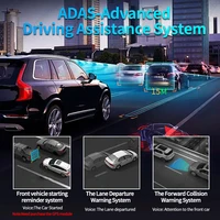 Caméra embarquée 2025 Imagebon H9 Plus 10,26 pouces 4K ADAS avec CarPlay et Android Auto sans fil, vision nocturne, surveillance de stationnement 24h/24, enregistreur vidéo de conduite 2