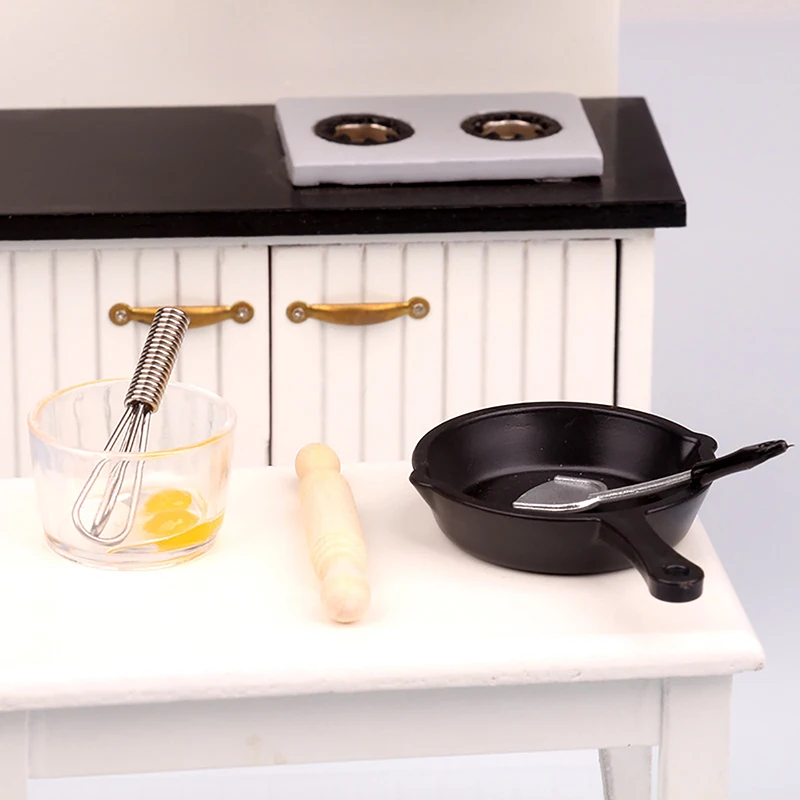 Casa delle bambole in miniatura in scala 1:12 Vasca da bagno Lavabo Noce Intagliato a mano Set da bagno - Italia