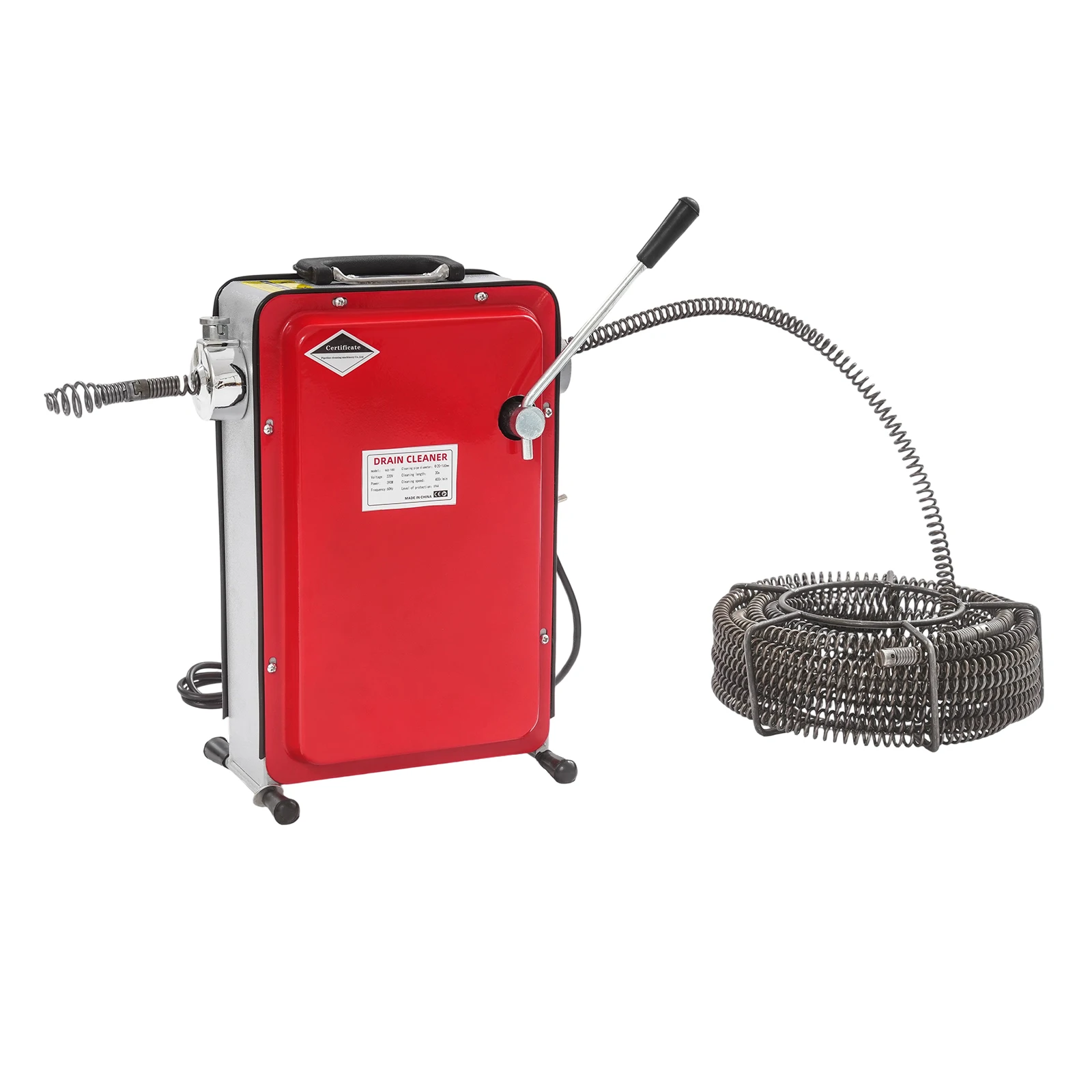 Electric Pipe Cleaning Machine Household Cleaning Tools pipe Unclogging And Cleaning Machines for Sinks/Showers/Floor Drains