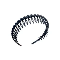 Elegant Solid Color Wave Hairbands For Women Trendy Toothed Non-slip Hair Combs Hair Accessories Girl Face Wash - Image 6