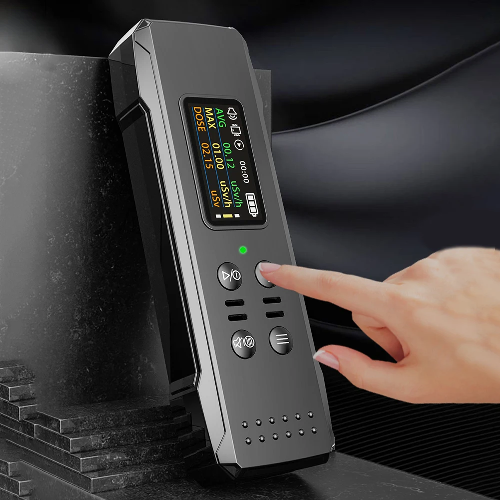 가이거 계수기 대리석 방사능 모니터 휴대용 개인 방사선량 경보 장치 원자력 발전소용 충전식