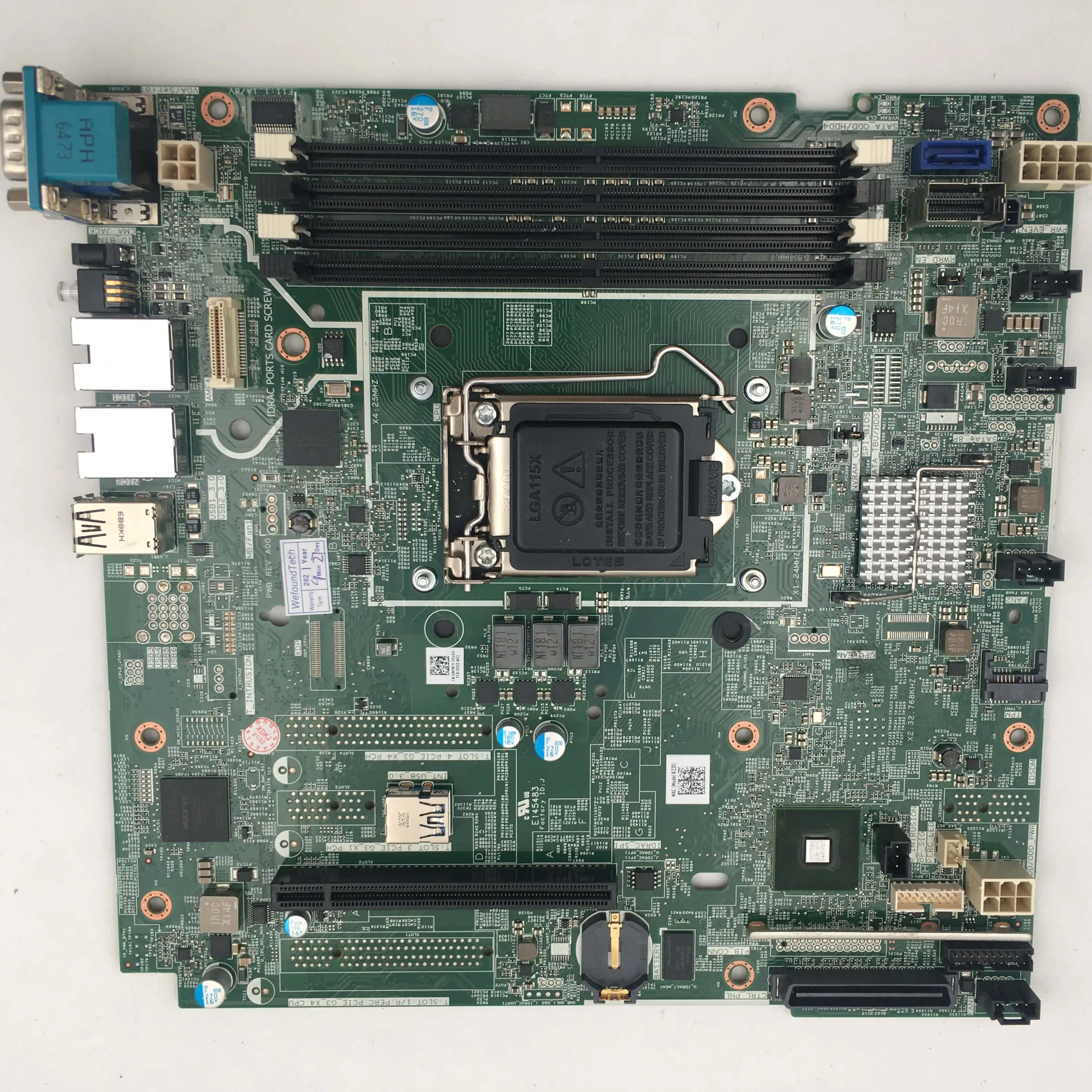 Scheda Madre Per Dell Poweredge R230 1U Rack Mfxty Dwx9P Ff8V4 F93J7